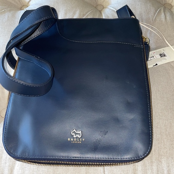 NWT navy Radley crossbody - Picture 4 of 6